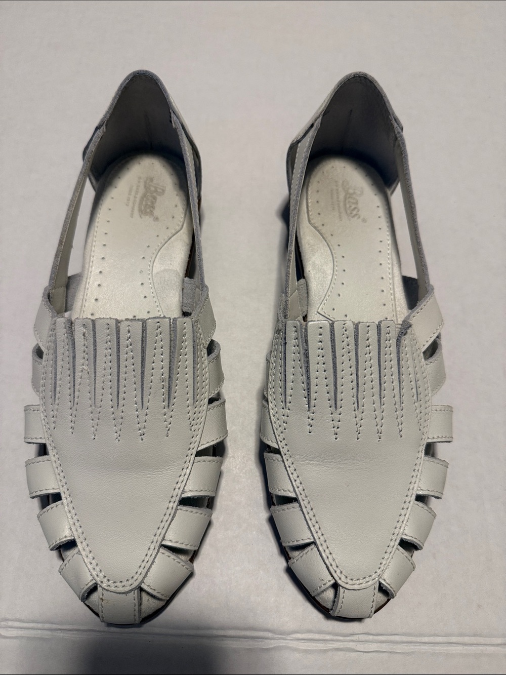 Bass Leather Slip-On Fisherman Loafers